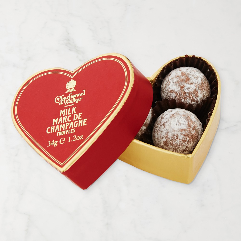 Charbonnel et Walker Mini Red Heart Truffle Box