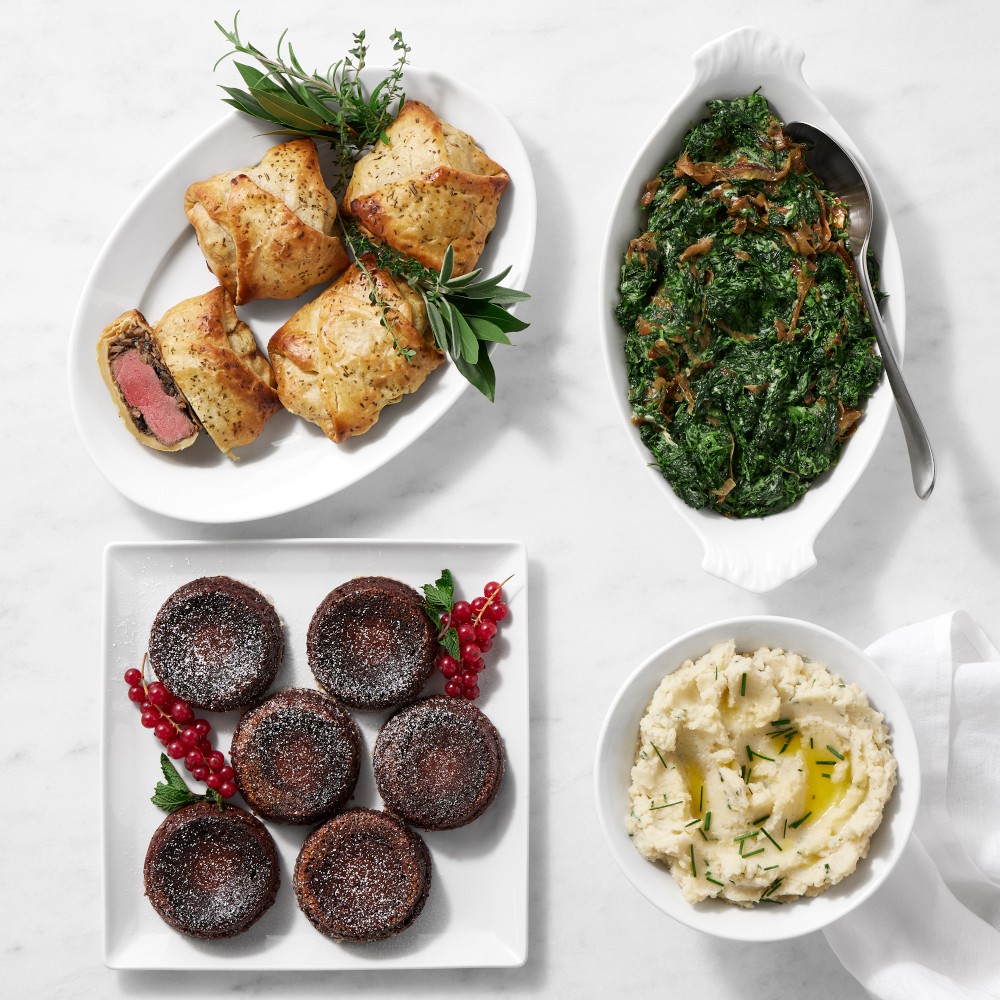 Williams Sonoma Mini Beef Wellington Holiday Dinner, Serves 4