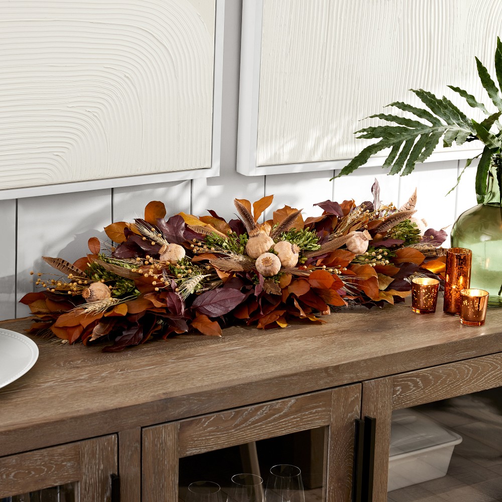 Pheasant Feather Live Centerpiece, 36