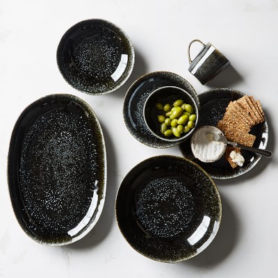 Cyprus Reactive Glaze Pasta Bowls