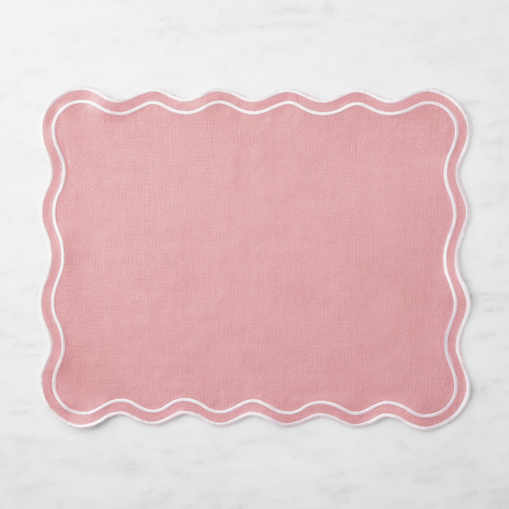AERIN x Williams Sonoma Scalloped Placemats, Set of 4