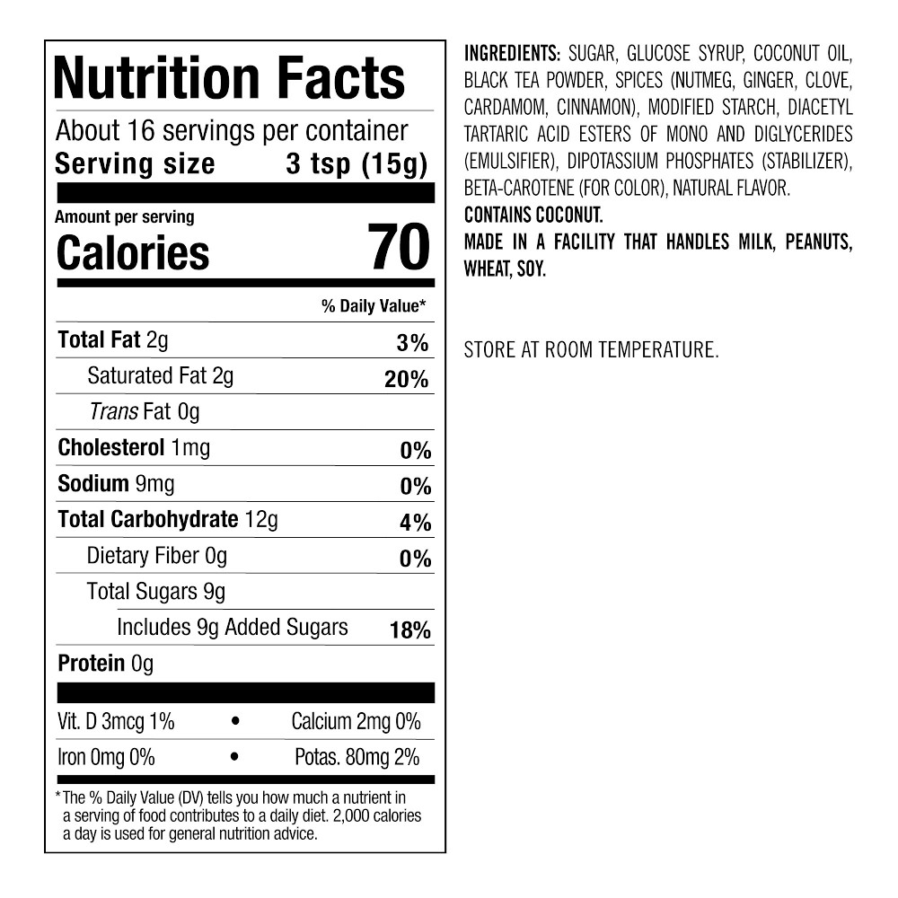 Williams Sonoma Vanilla Chai Latte Mix