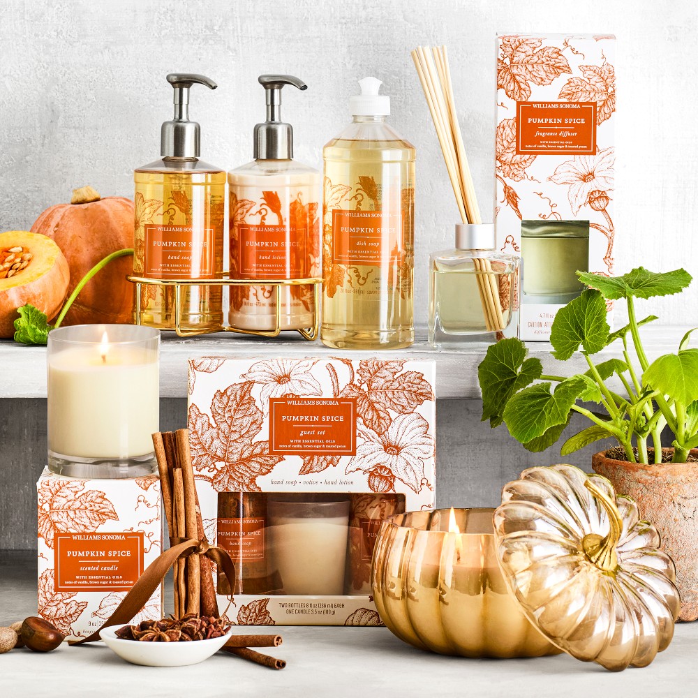 Williams Sonoma Pumpkin Spice Guest Set
