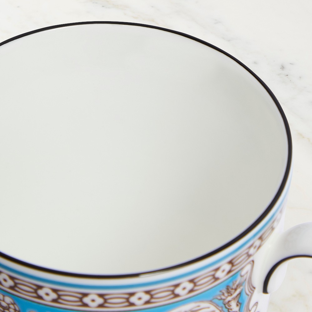 Wedgwood Florentine Turquoise Mugs, Set of 2