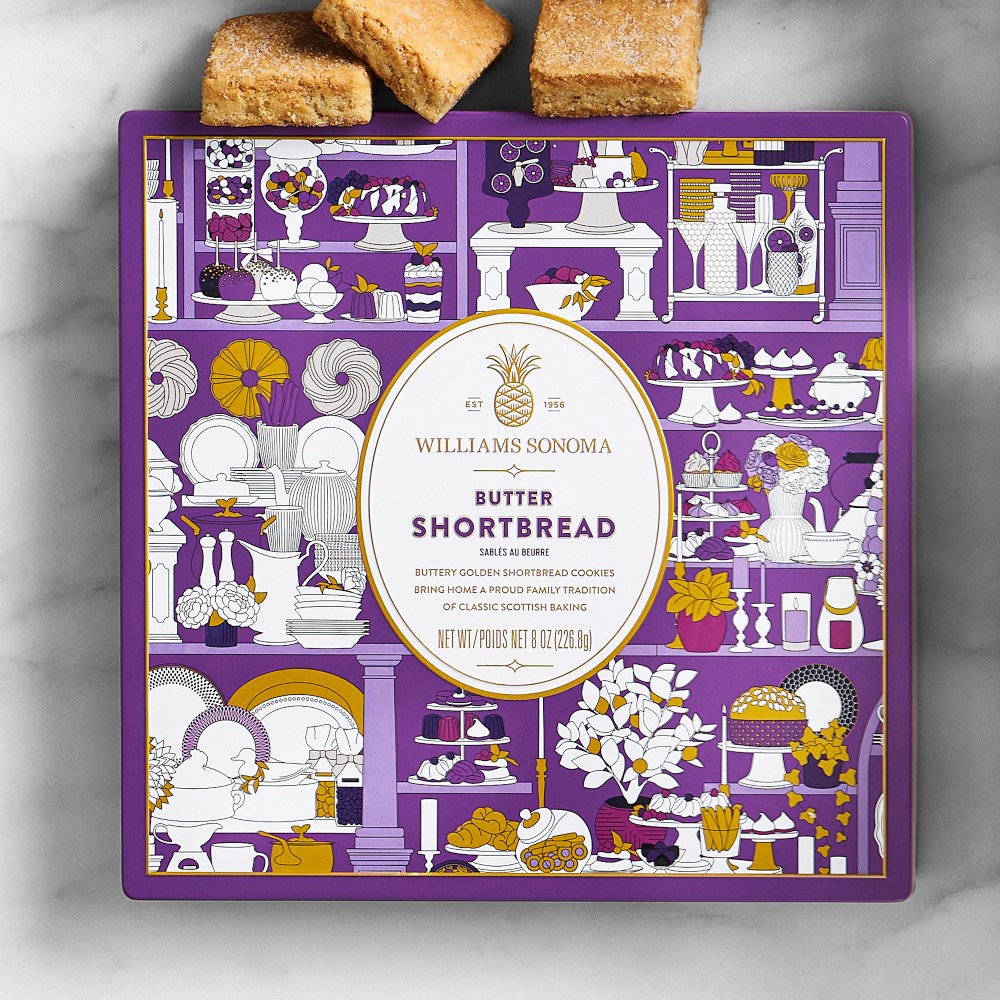 Williams Sonoma Signature Tin, Butter Shortbread