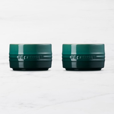 Le Creuset Stoneware Round Straight Wall Ramekin, Set of 2