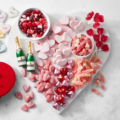 Williams Sonoma Valentine's Day Assorted Chocolate Foil Hearts