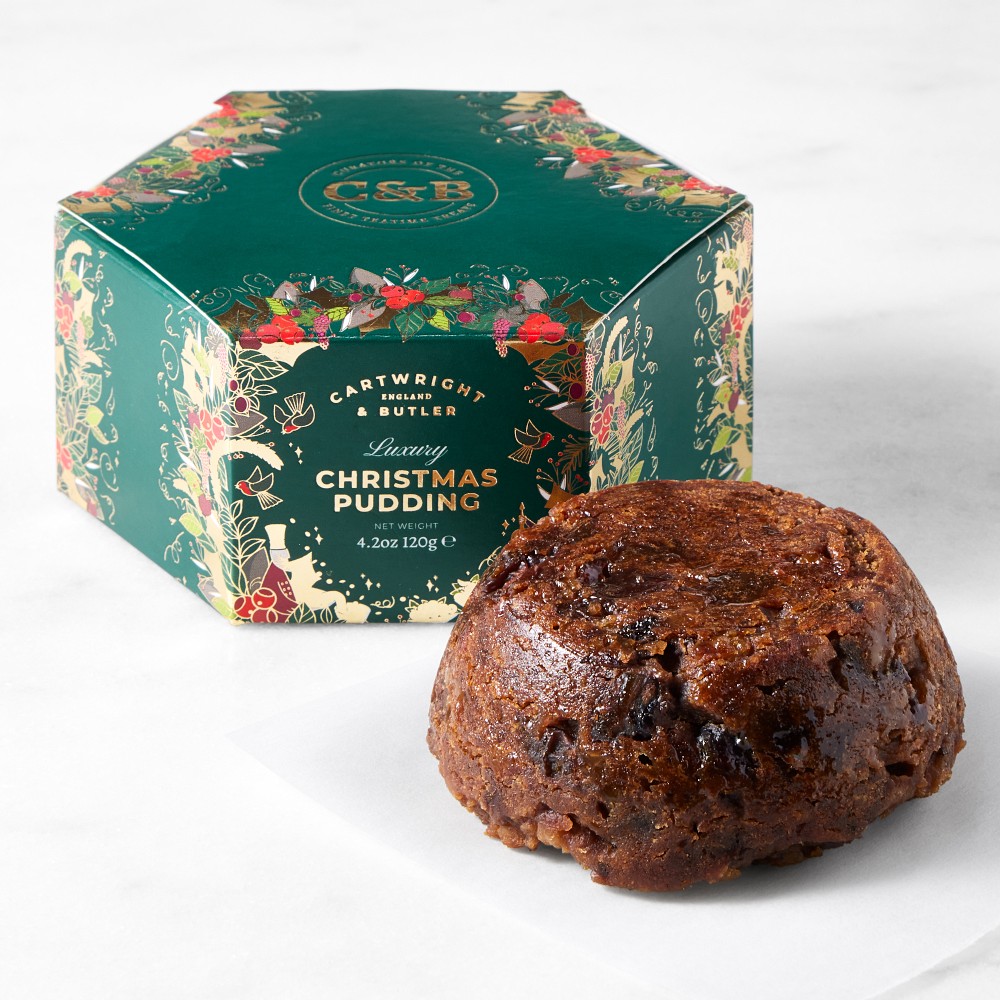 Cartwright & Butler Mini Christmas Pudding in Carton