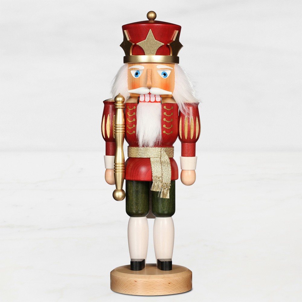 Christian Ulbricht Nutcracker, Red & Green King