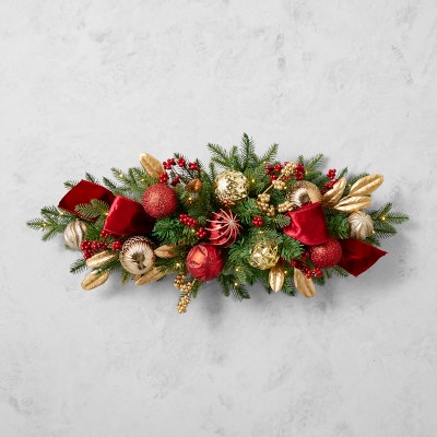 'Twas the Night Before Christmas Pre-Lit Faux Centerpiece