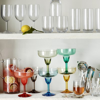 DuraClear® Tritan Outdoor Highball Glasses, Set of 6, Clear