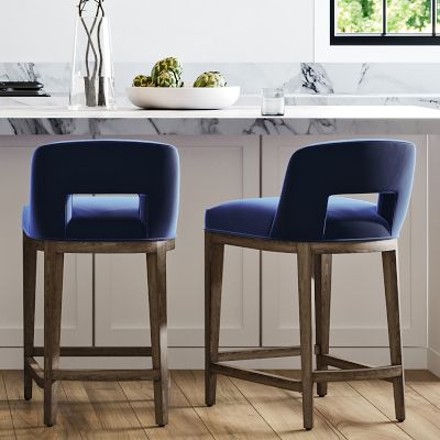 Saratoga Upholstered Curved Back Counter & Bar Stool
