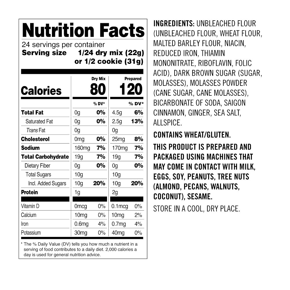 Williams Sonoma Ginger Molasses Cookie Mix