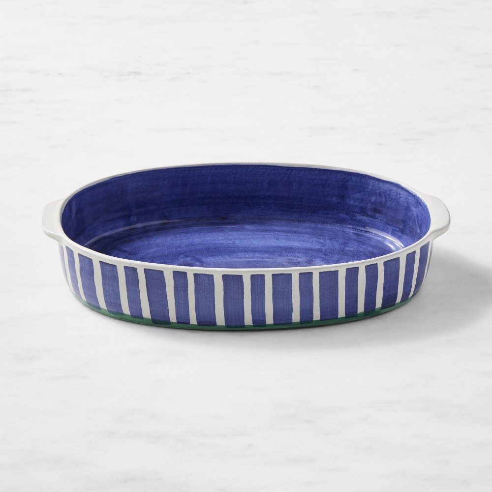 AERIN x Williams Sonoma Oval Ceramic Baker
