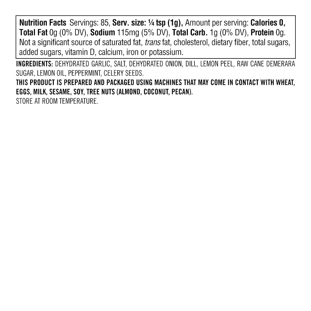 Williams Sonoma Rub, Tzatziki