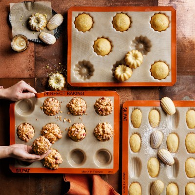 Silpat Nonstick Silicone Muffin Molds, Set of 2