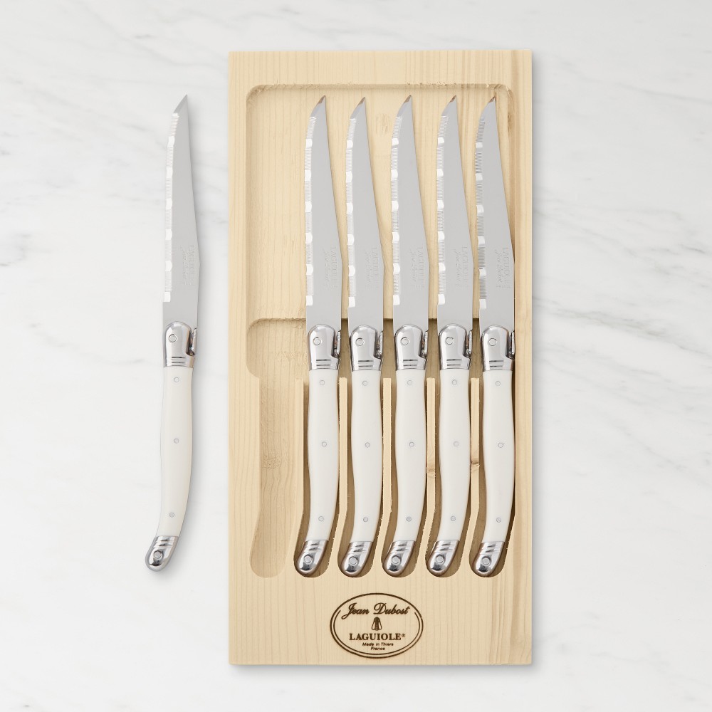 Jean Dubost Laguiole Steak Knives, Set of 6