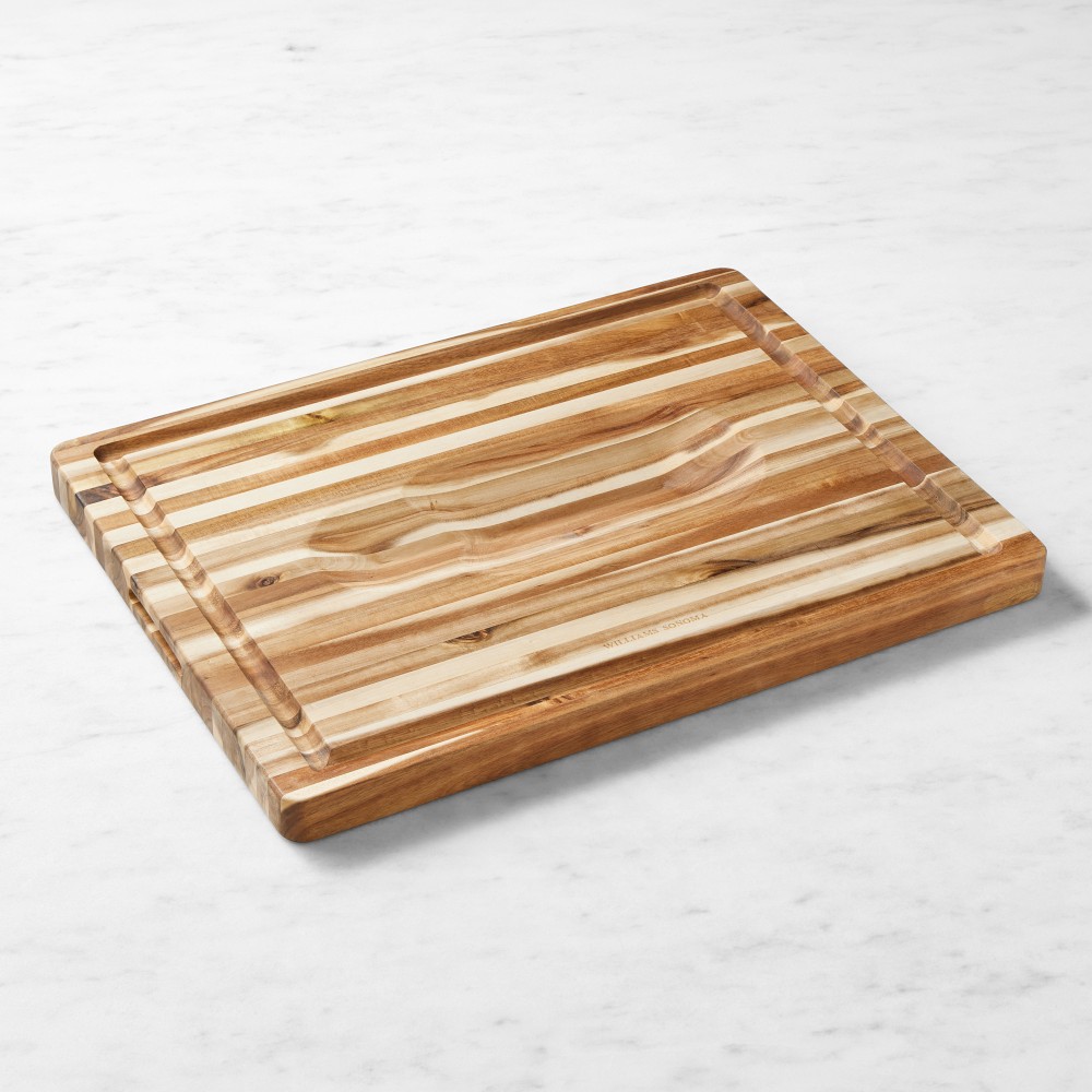Williams Sonoma Concave Carving Board, Acacia