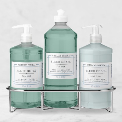 Williams Sonoma Fleur De Sel Hand Soap, Dish Soap & Lotion 4-Piece Kitchen Set