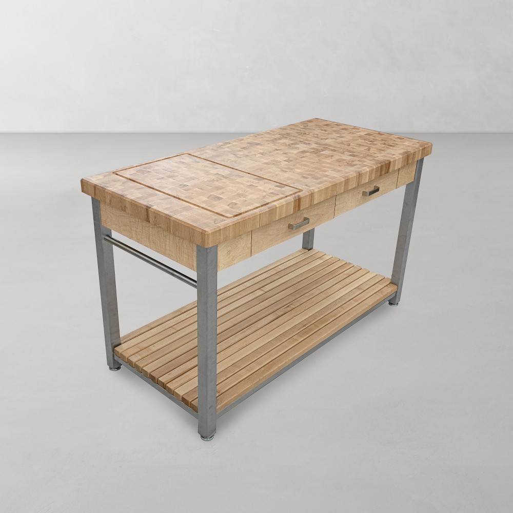John Boos End-Grain Butcher Block Workbench (60