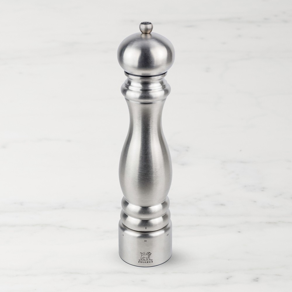 Peugeot Paris Chef Stainless-Steel Salt & Pepper Mills, 12