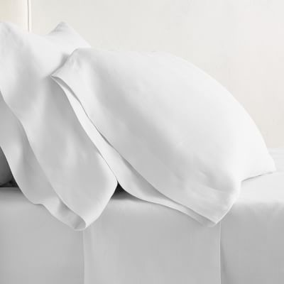 Chambers® Linen Pillowcases, Set of 2, White