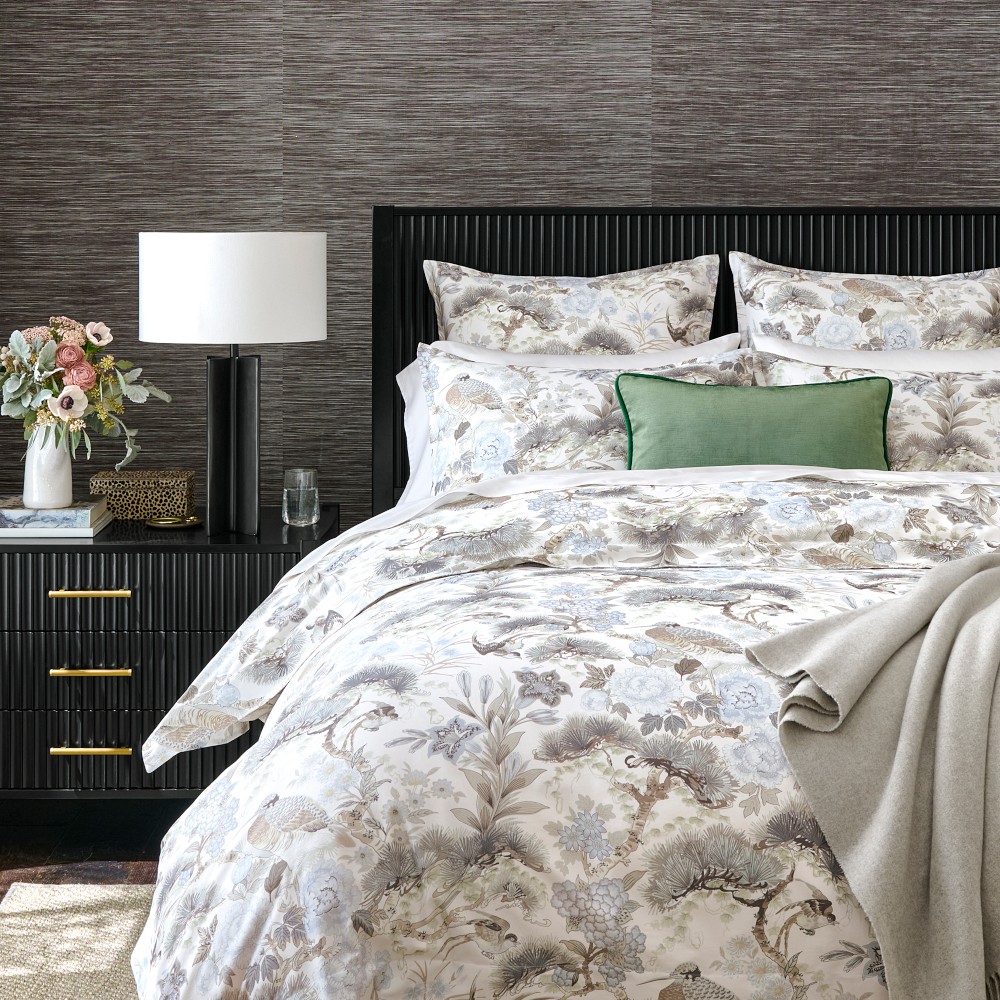 Scalamandré x Williams Sonoma Home Shenyang Duvet Cover & Shams