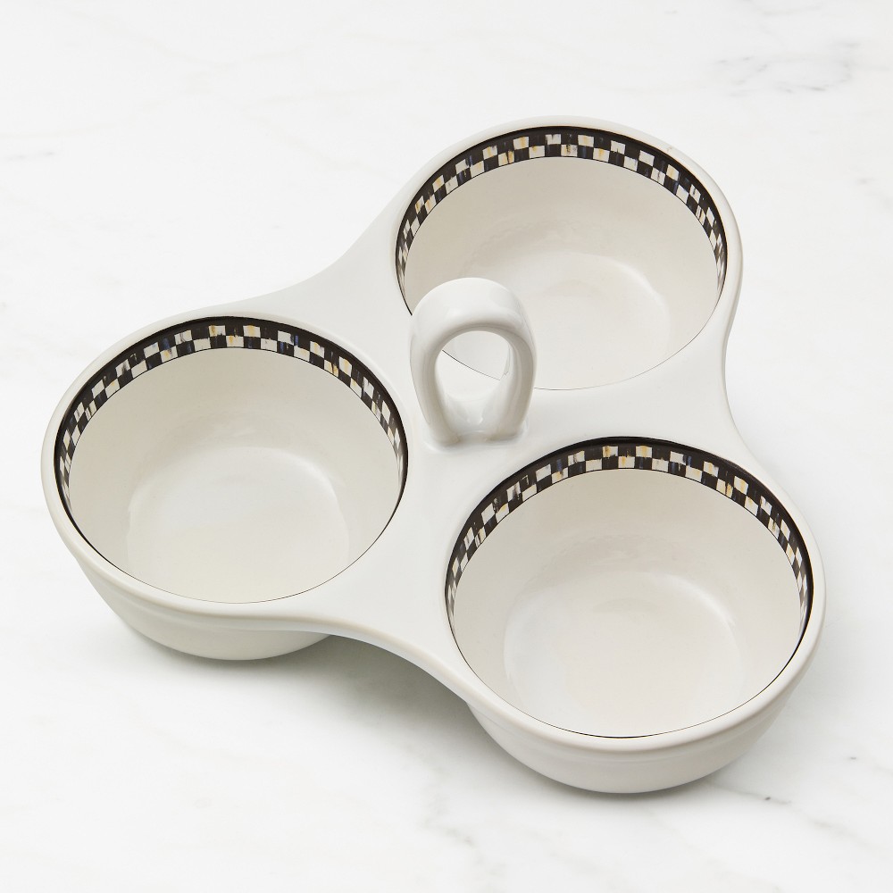 MacKenzie-Childs Everyday Stoneware Trio Dipping Bowls