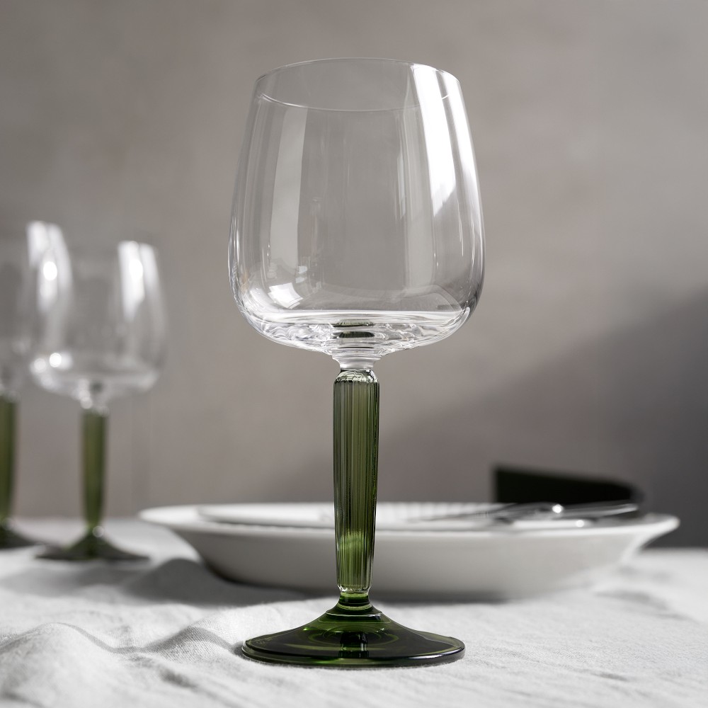 Holmegaard Hammershoi White Wine Glasses, Set of 2