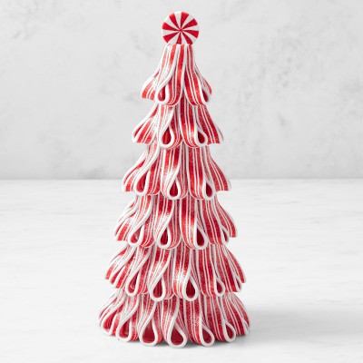 Peppermint Stripe Candy Tabletop Tree