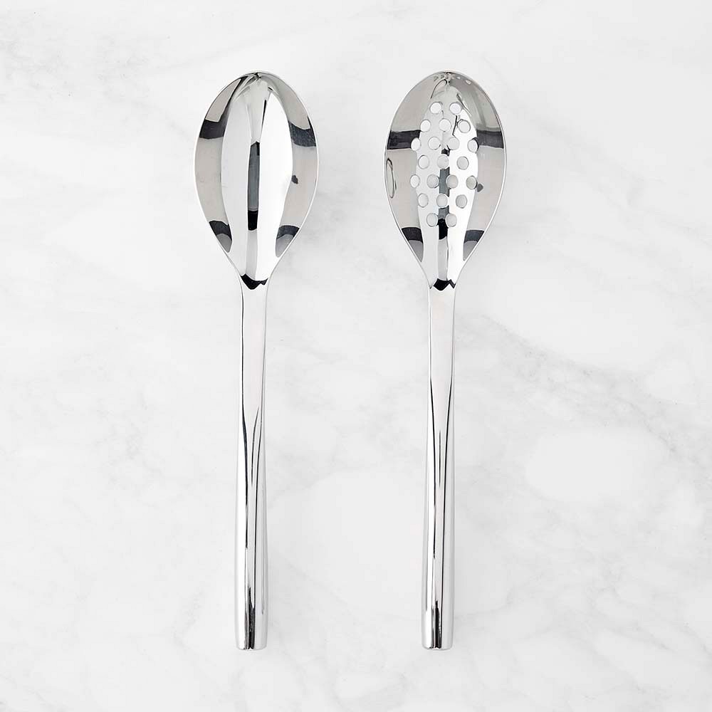 Williams Sonoma Signature Stainless-Steel Spoons, Set of 2
