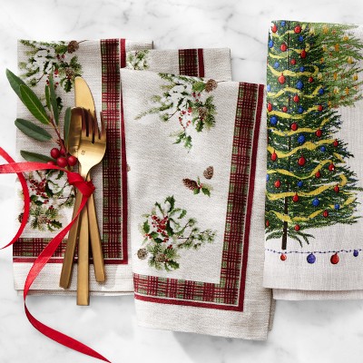 Holiday Forest Napkins, Set of 4