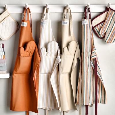 Williams Sonoma Autumn Stripe Apron