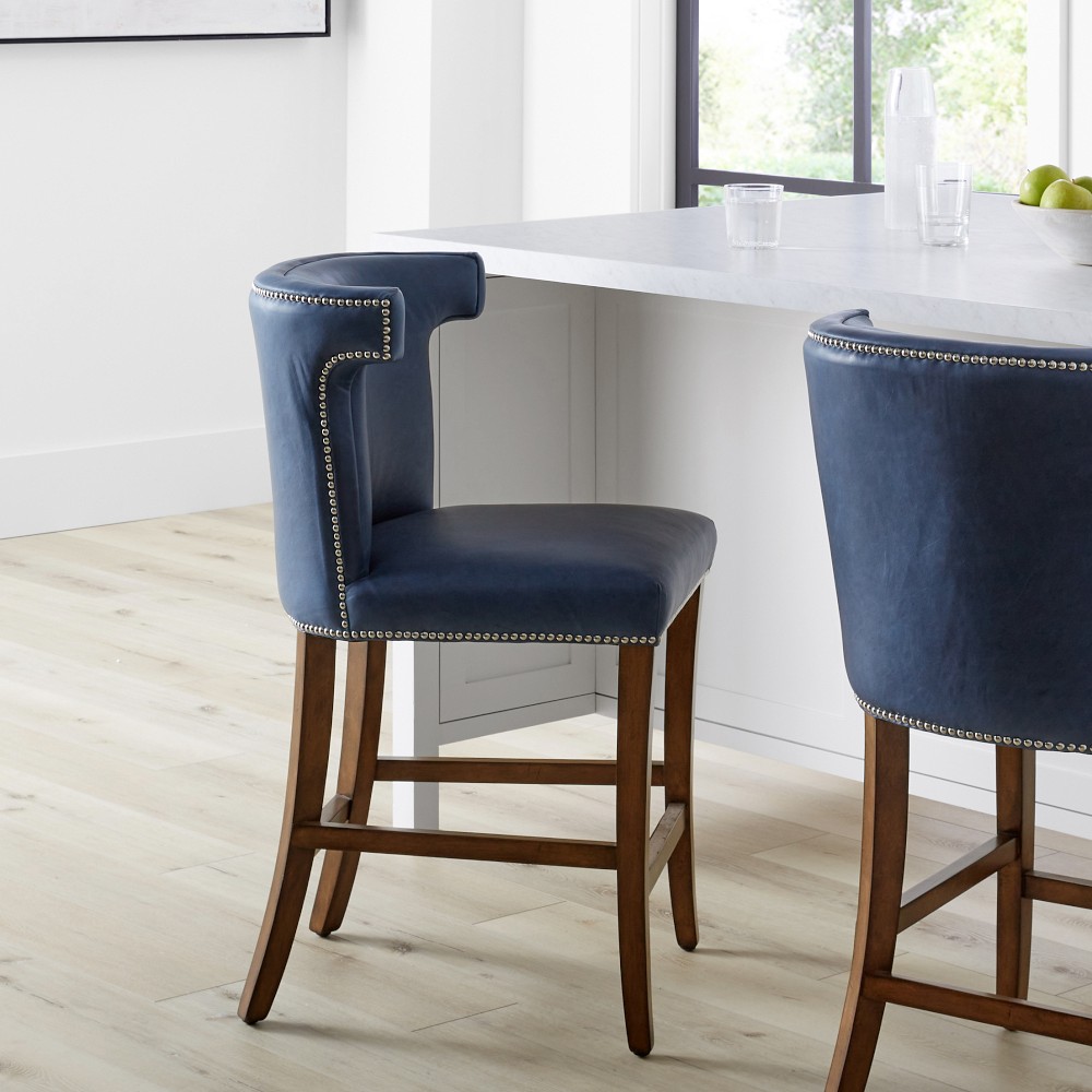Regency Upholstered Counter & Bar Stool