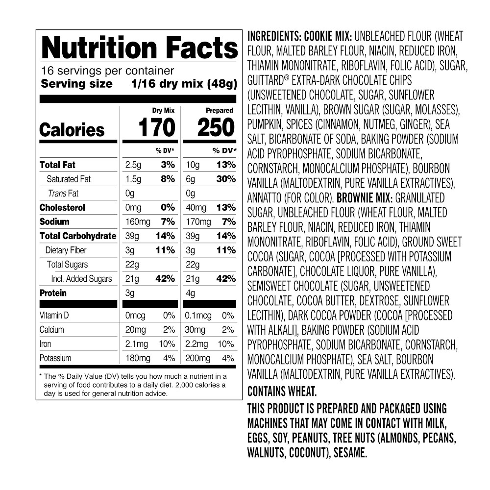 Williams Sonoma Brookie Bar Baking Mix, Pumpkin