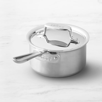 All-Clad D5® Brushed Stainless-Steel Saucepan
