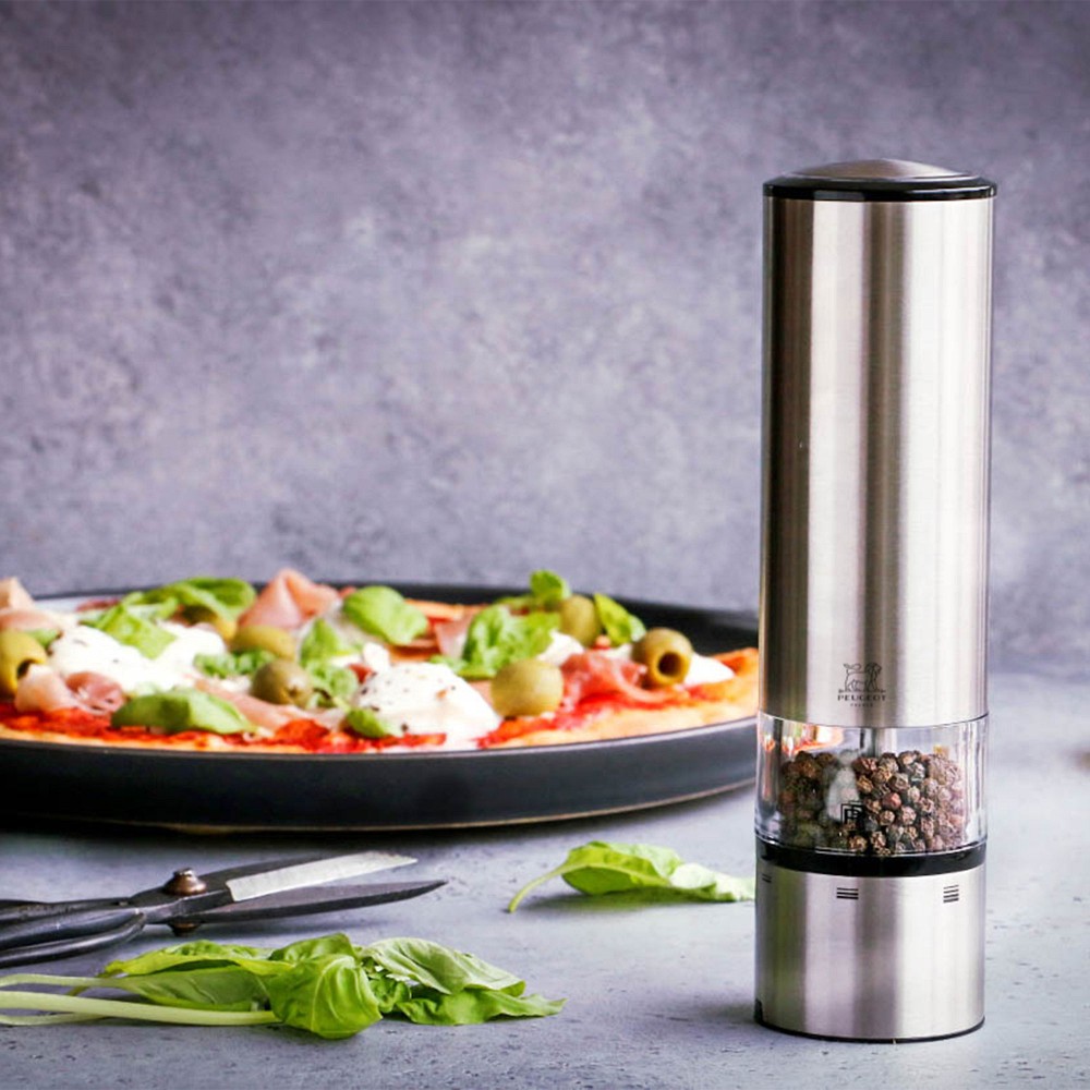 Peugeot Elis Sense Electric Salt & Pepper Mill Set, 8