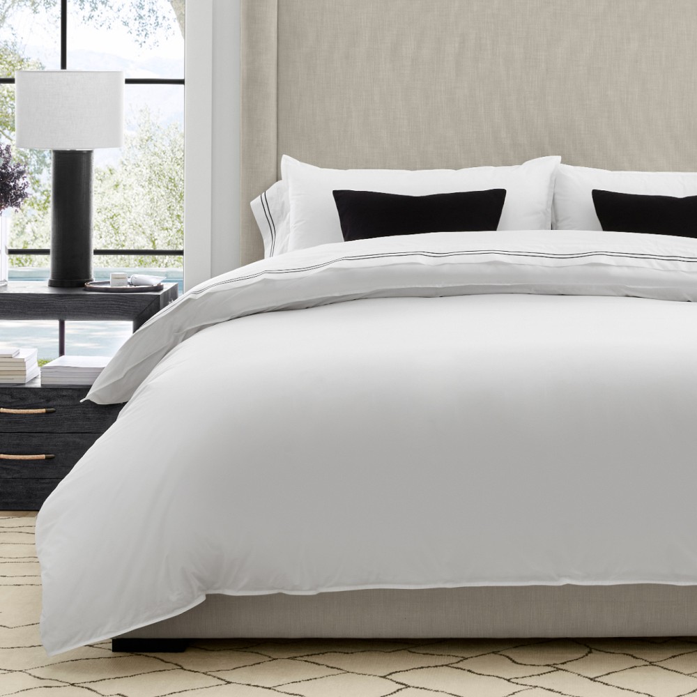 Chambers® Italian Percale Duvet Cover & Shams