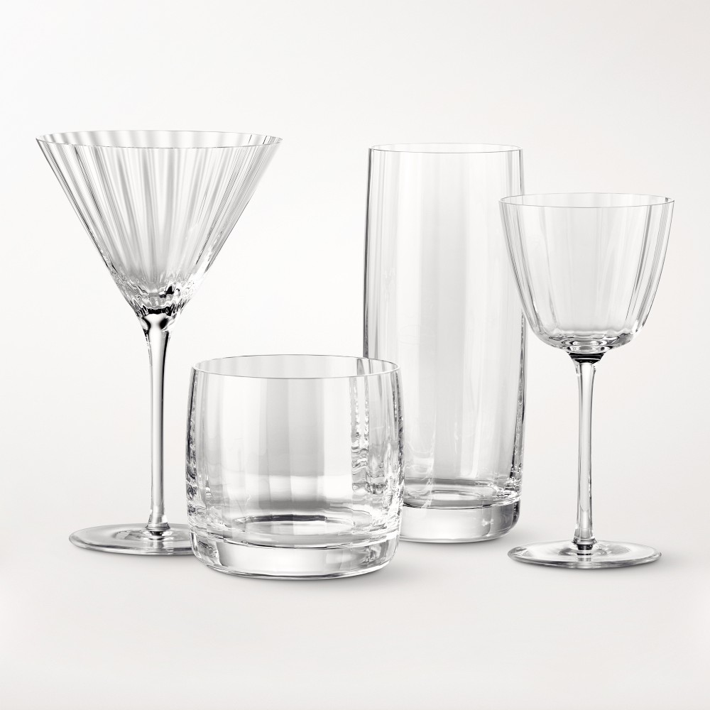 Williams Sonoma Reserve Optic Martini Glasses