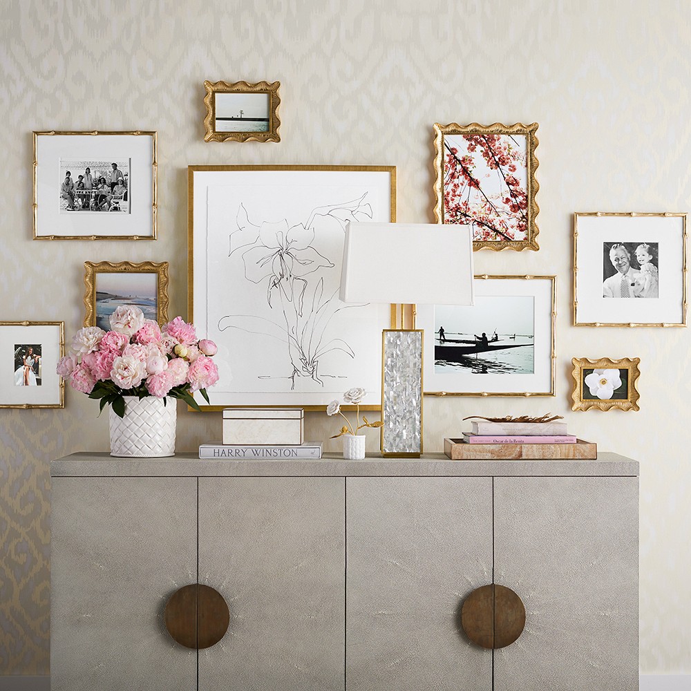 AERIN x Williams Sonoma Home Gilded Bamboo Gallery Picture Frame