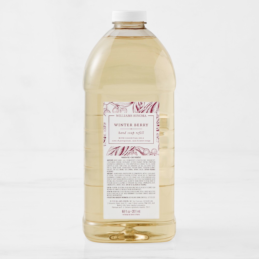 Williams Sonoma Winter Berry Hand Soap Refill, 68 oz.