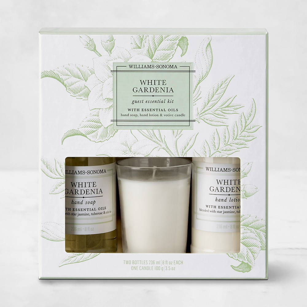 Williams Sonoma White Gardenia Guest Set