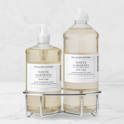 Williams Sonoma White Gardenia Hand Soap & Dish Soap 3-Piece Kitchen Set