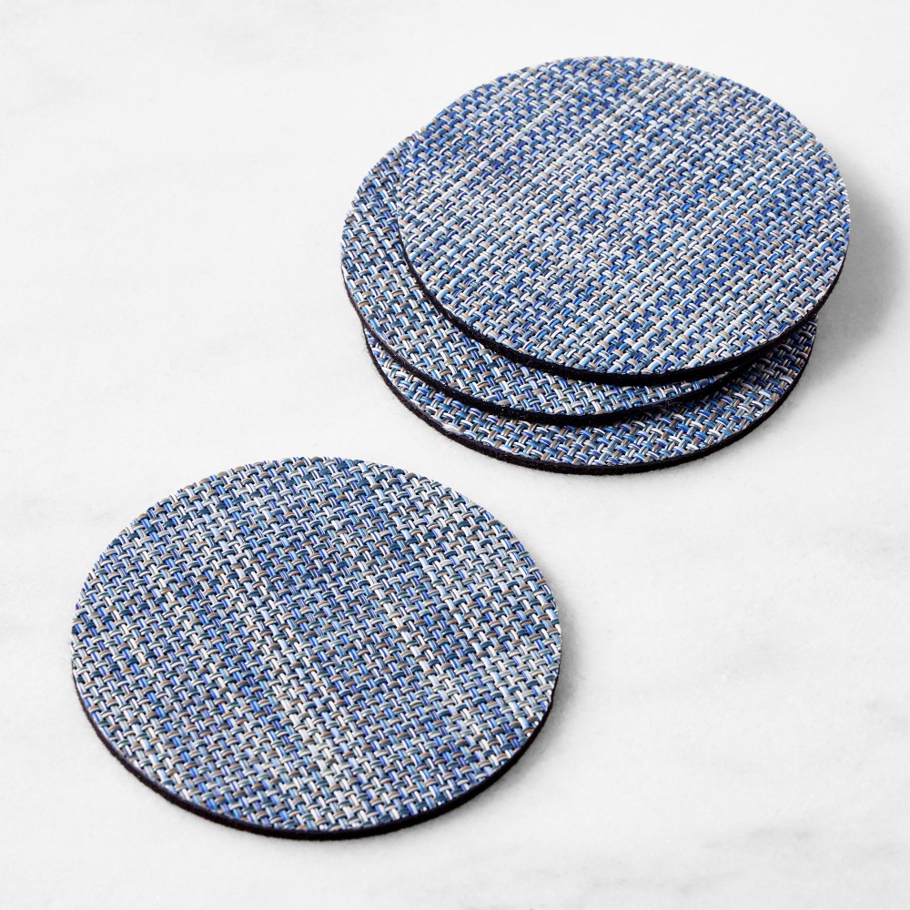 Chilewich Mini Basketweave Coasters, Set of 4