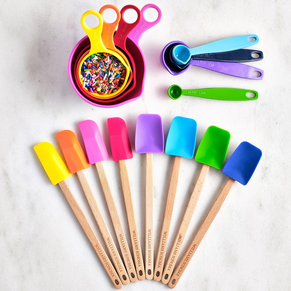 Flour Shop x Williams Sonoma Rainbow Measuring Cups and Spoons