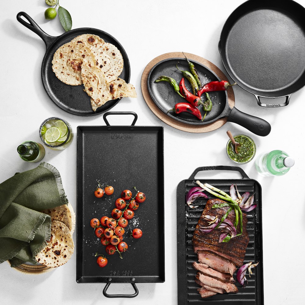 Lodge Seasoned Cast Iron Comal, 10 1/2