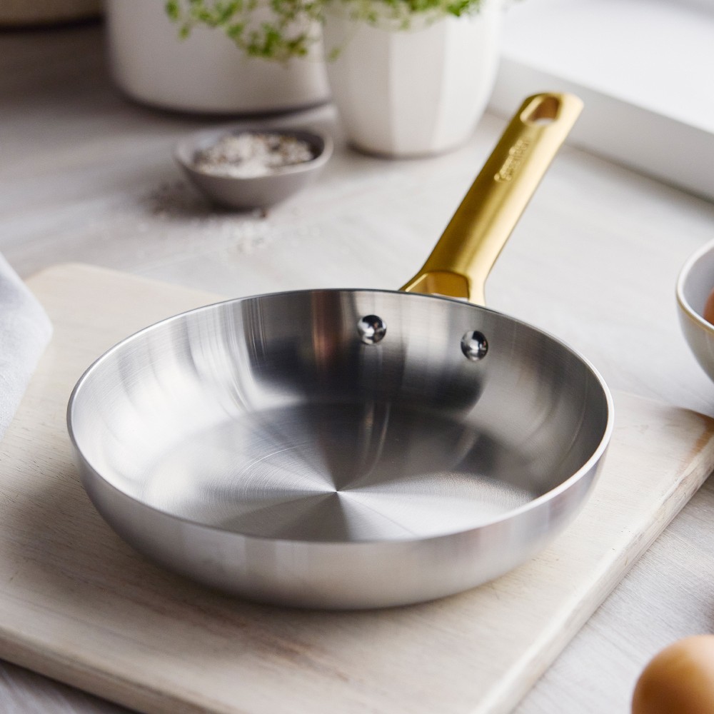 GreenPan™ Reserve Uncoated Stainless-Steel Fry Pan, 8