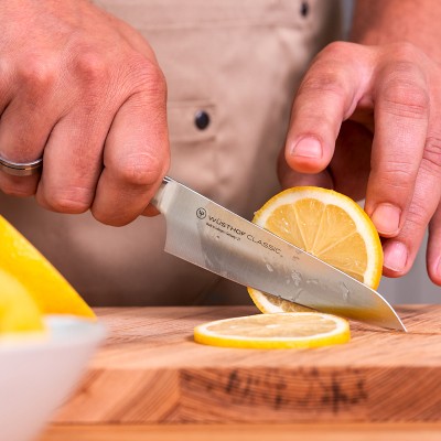 Wüsthof Classic Asian Utility Knife, 4 1/2
