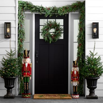 Outdoor Red & Green Nutcracker