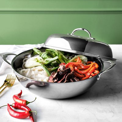 Hestan NanoBond® Titanium Stainless-Steel Dutch Oven with Lid, 5-Qt